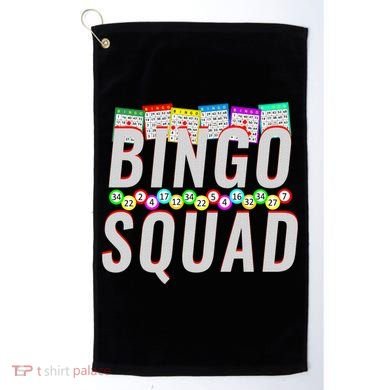 Bingo Squad Funny Bingo Lover Gift Meaningful Gift Golf Towel