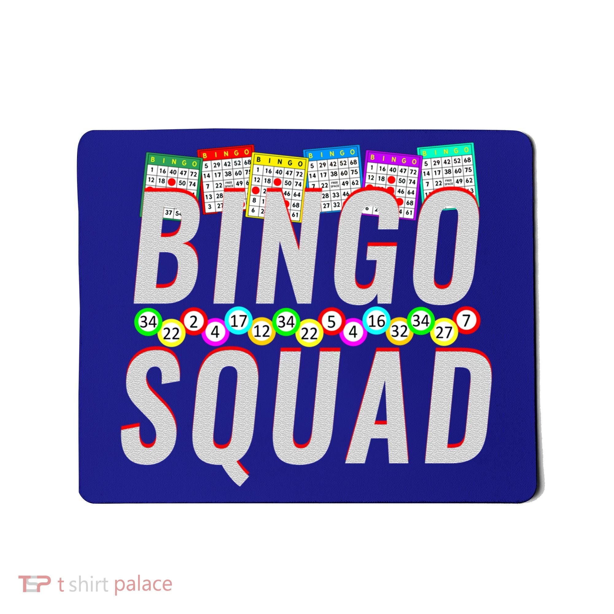 Bingo Squad Funny Bingo Lover Gift Meaningful Gift Mousepad