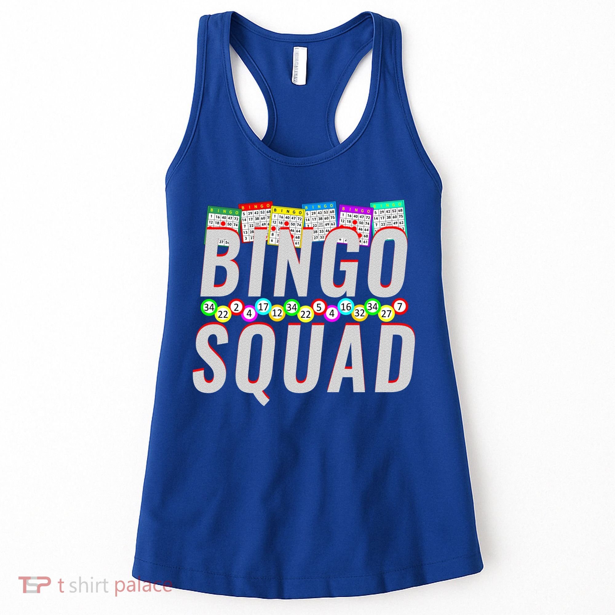 Bingo Squad Funny Bingo Lover Gift Meaningful Gift Women's Tank Top