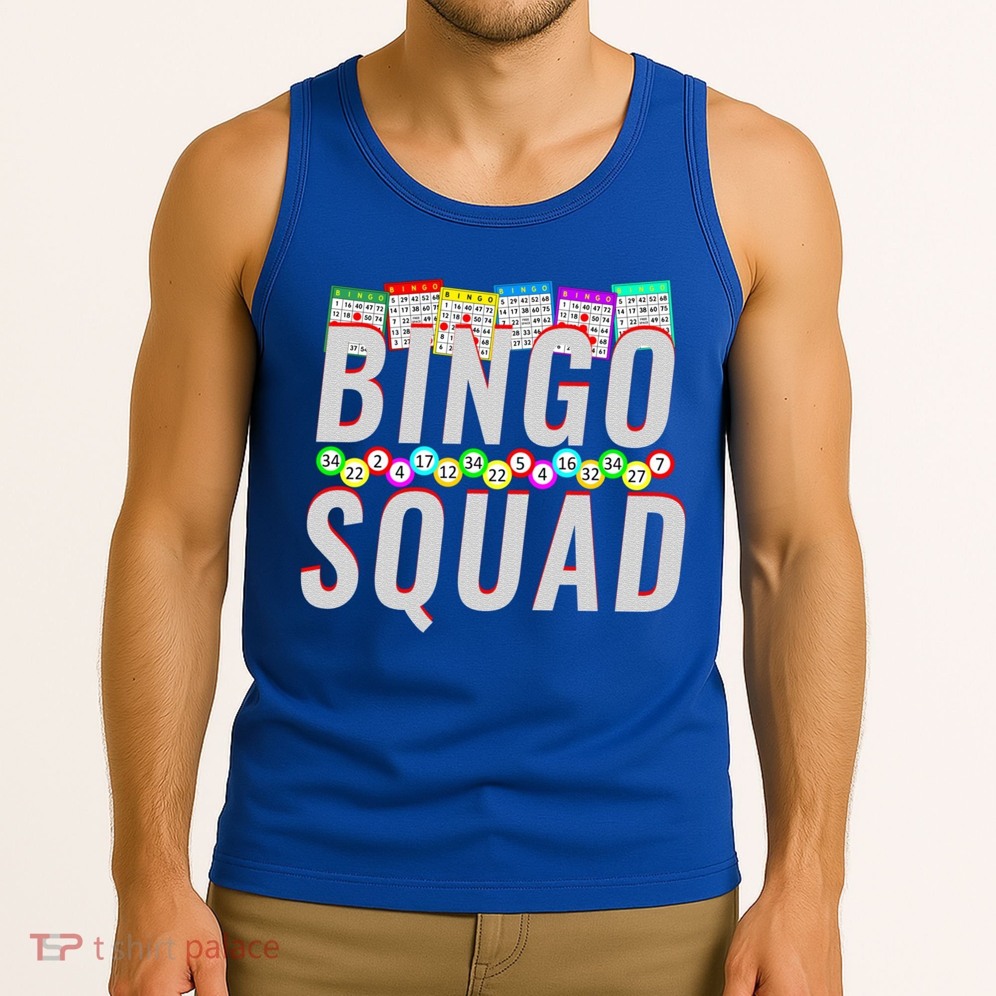 Bingo Squad Funny Bingo Lover Gift Meaningful Gift Tank Top