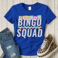 Bingo Squad Funny Bingo Lover Gift Meaningful Gift Women's T-Shirt thumb 3