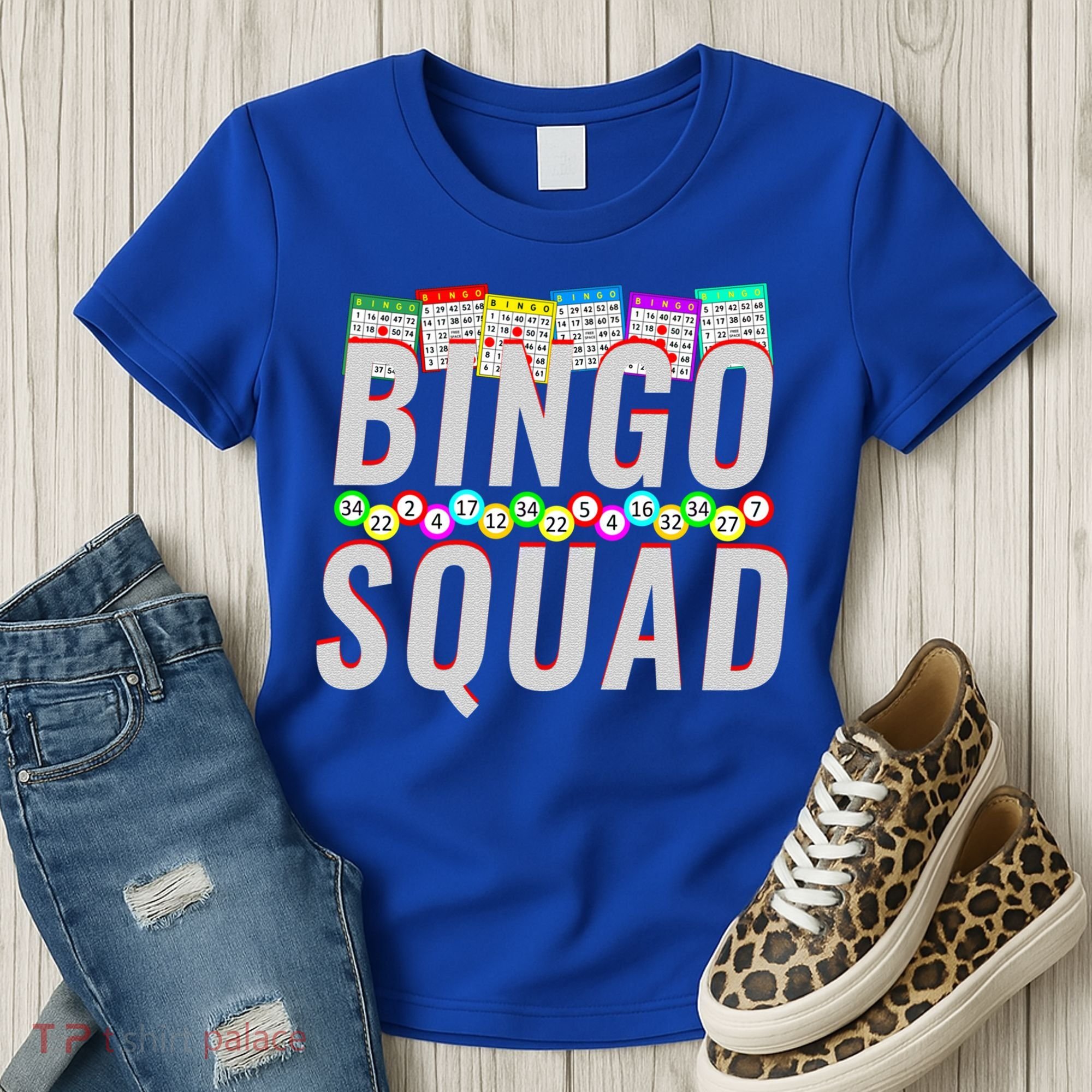 Bingo Squad Funny Bingo Lover Gift Meaningful Gift Women's T-Shirt