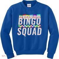 Bingo Squad Funny Bingo Lover Gift Meaningful Gift Kids Sweatshirt thumb 0