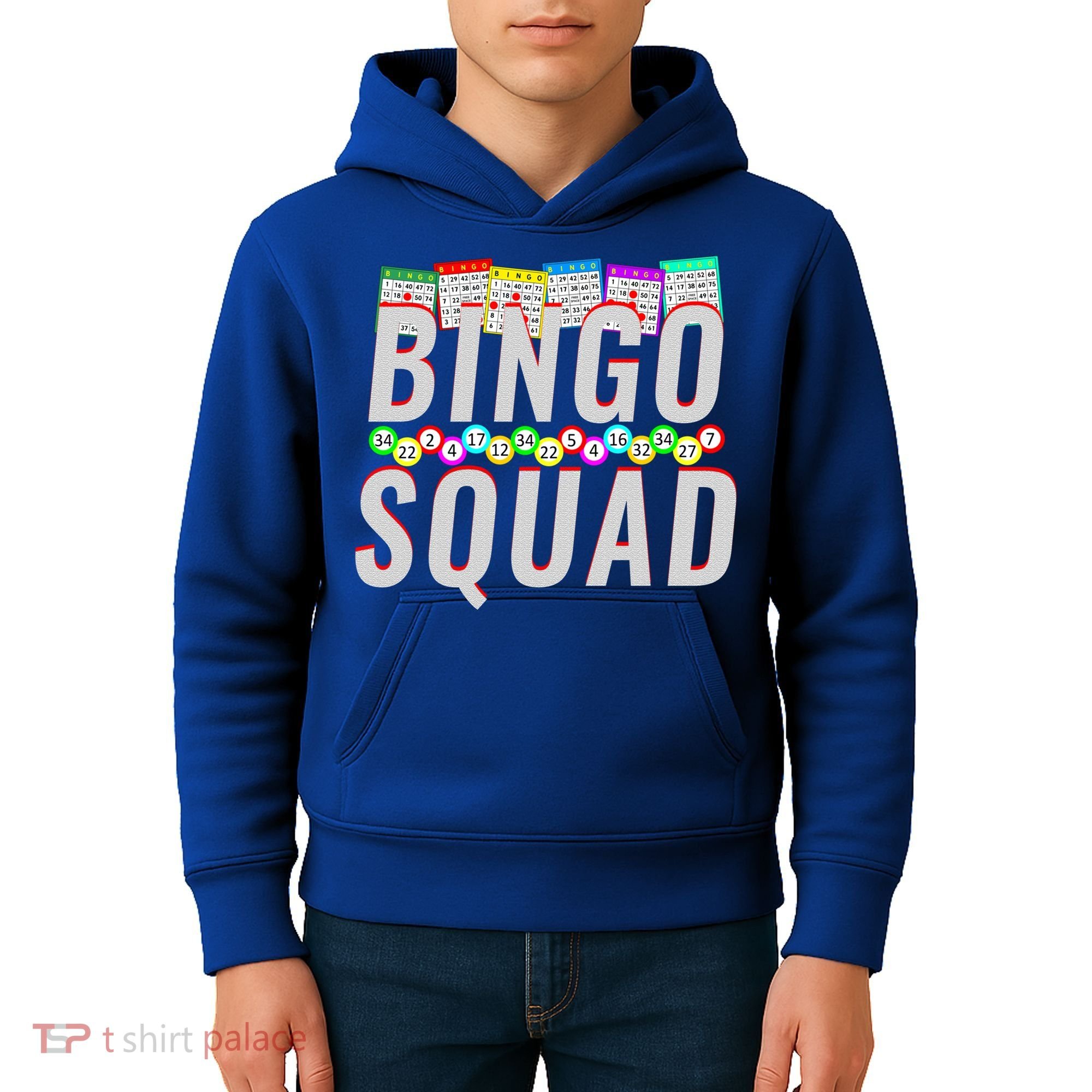 Bingo Squad Funny Bingo Lover Gift Meaningful Gift Kids Hoodie