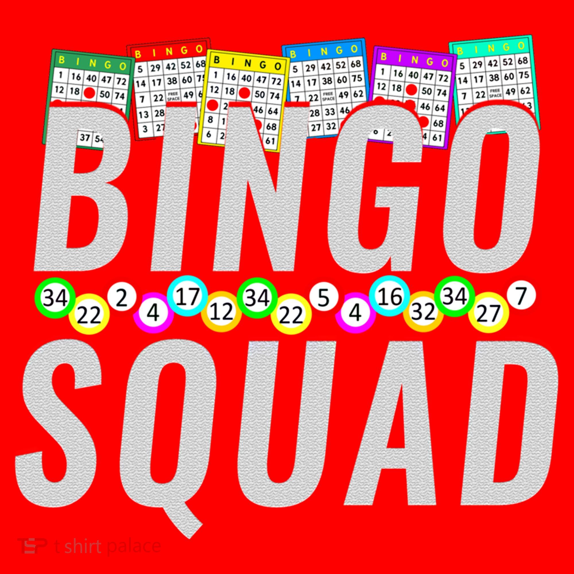 Bingo Squad Funny Bingo Lover Gift Meaningful Gift Santa Hat