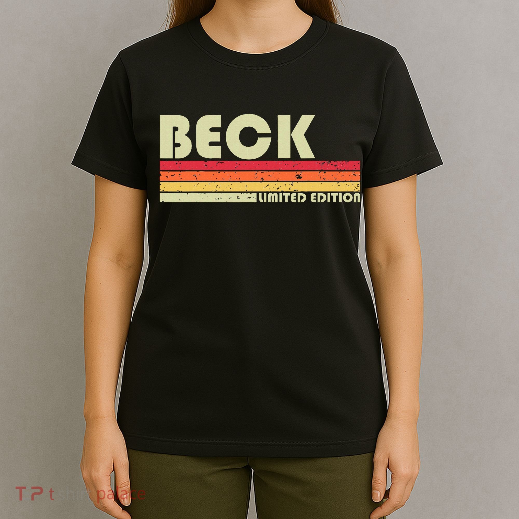 Beck Surname Funny Retro Vintage 80s 90s Birthday Reunion T-Shirt
