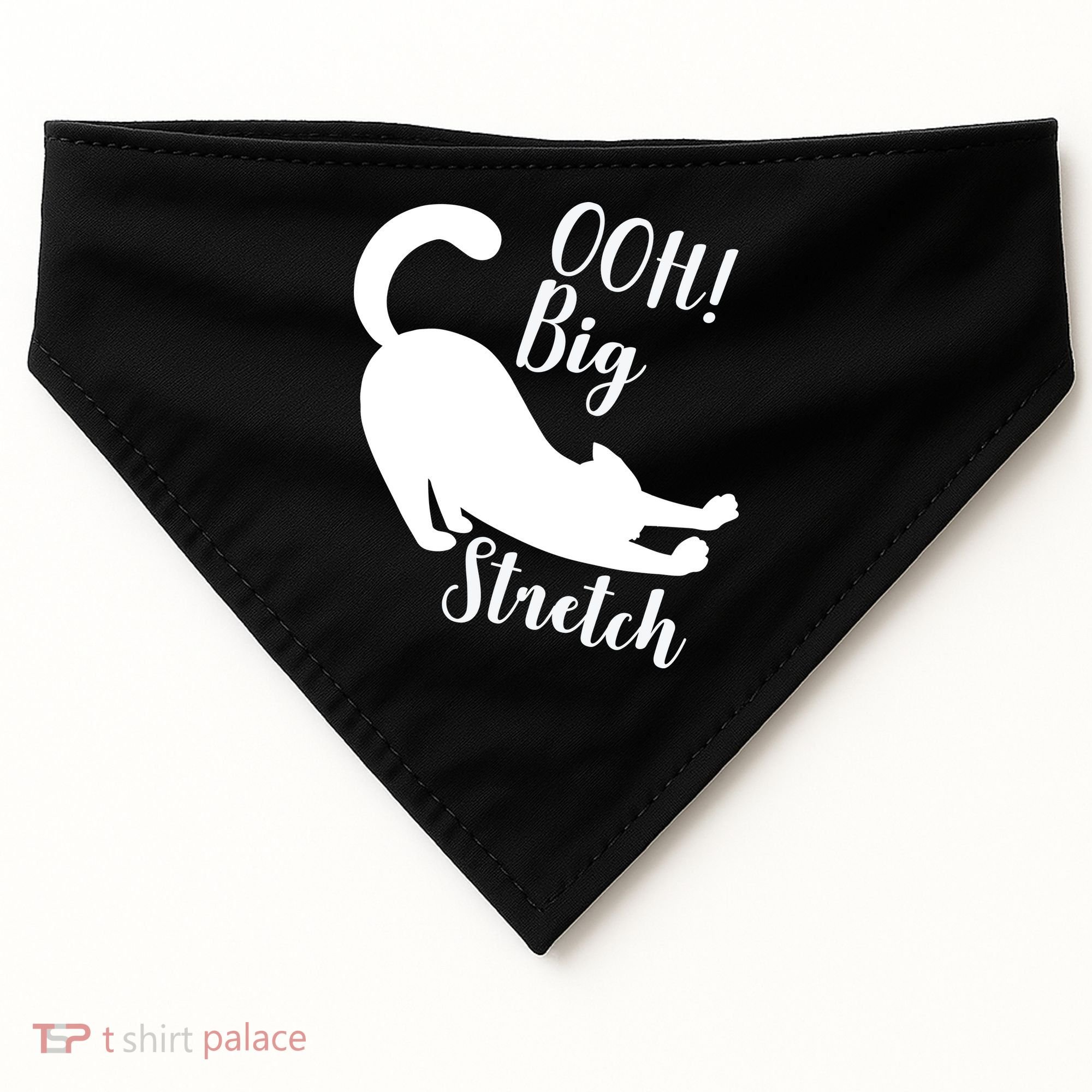 Big Stretch Funny Cat Lover USA-Made Doggie Bandana