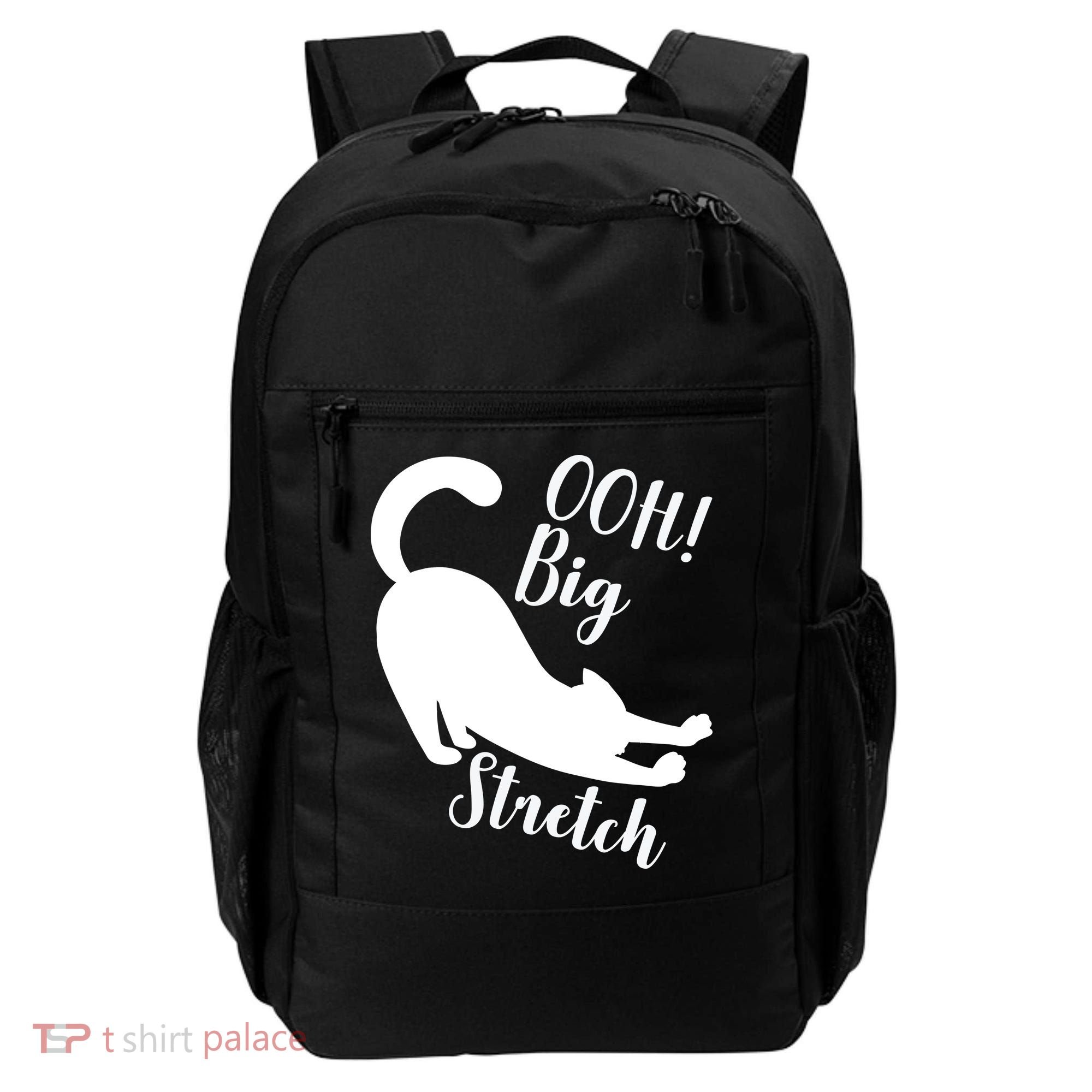Big Stretch Funny Cat Lover Backpack