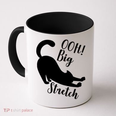 Big Stretch Funny Cat Lover Coffee Mug
