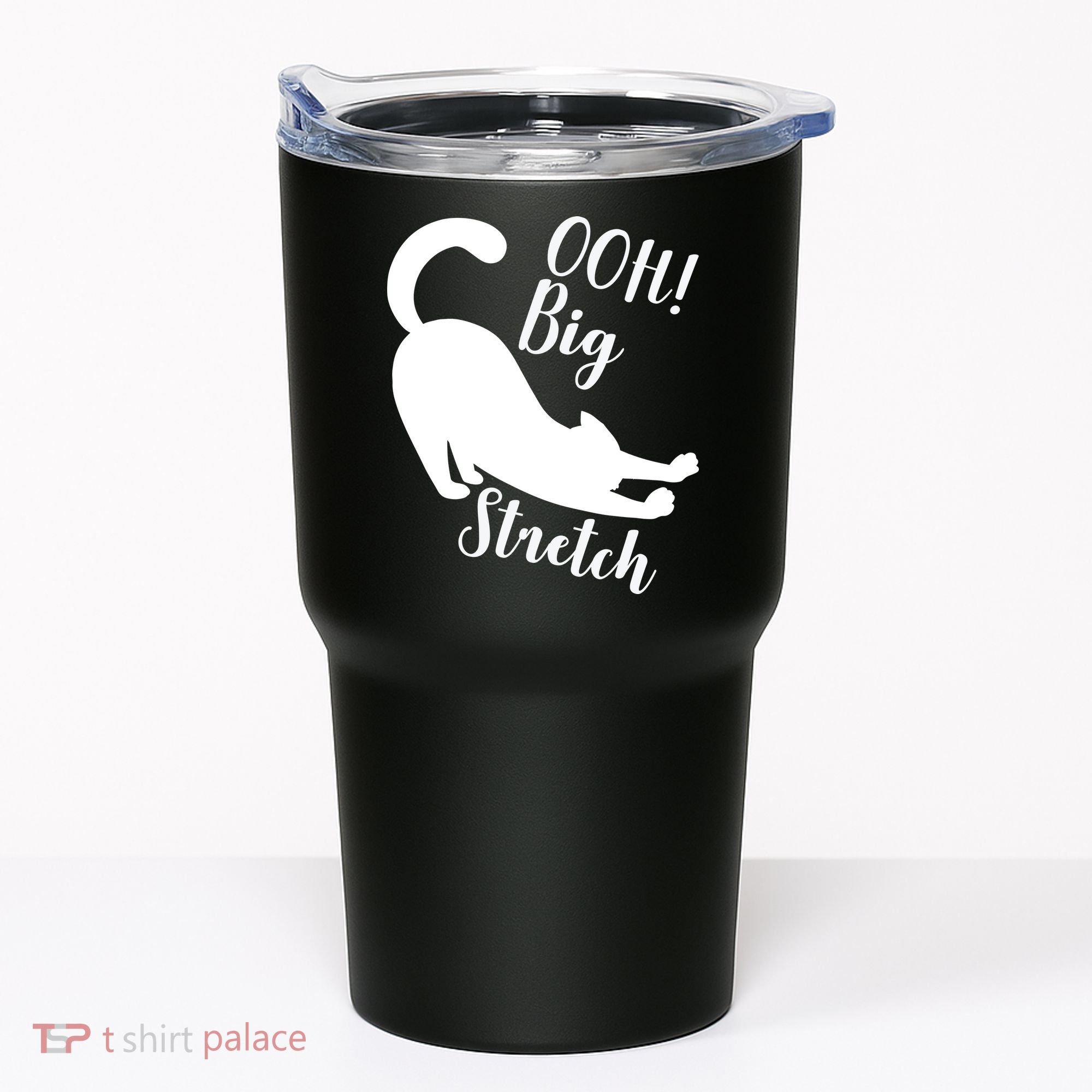Big Stretch Funny Cat Lover Tumbler