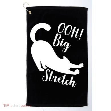 Big Stretch Funny Cat Lover Golf Towel