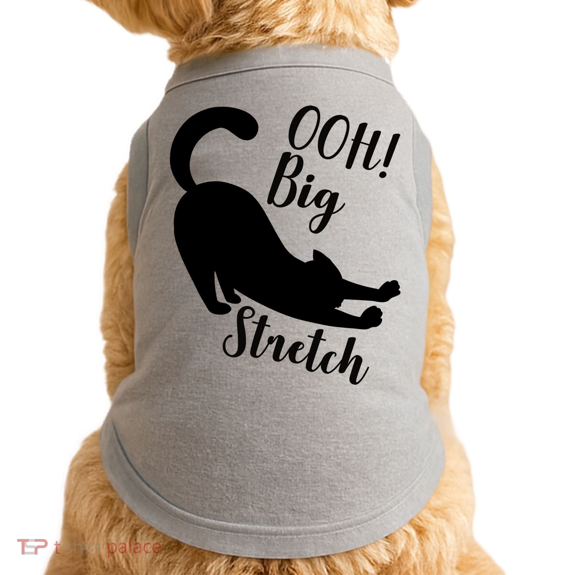 Big Stretch Funny Cat Lover Doggie Tank