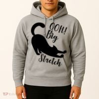 Big Stretch Funny Cat Lover Hoodie thumb 2