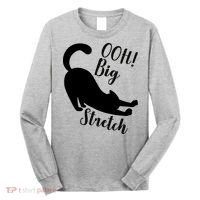 Big Stretch Funny Cat Lover Long Sleeve Shirt thumb 0