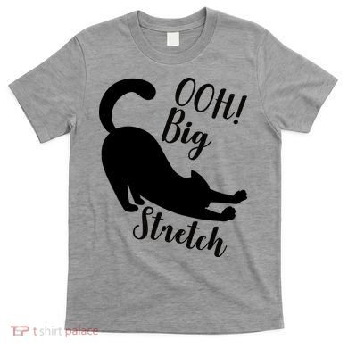 Big Stretch Funny Cat Lover T-Shirt