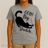 Big Stretch Funny Cat Lover T-Shirt thumb 4