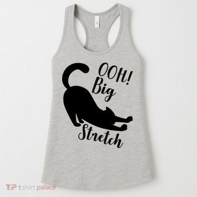Big Stretch Funny Cat Lover Women's Tank Top