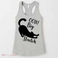 Big Stretch Funny Cat Lover Women's Tank Top thumb 0