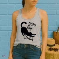 Big Stretch Funny Cat Lover Women's Tank Top thumb 2