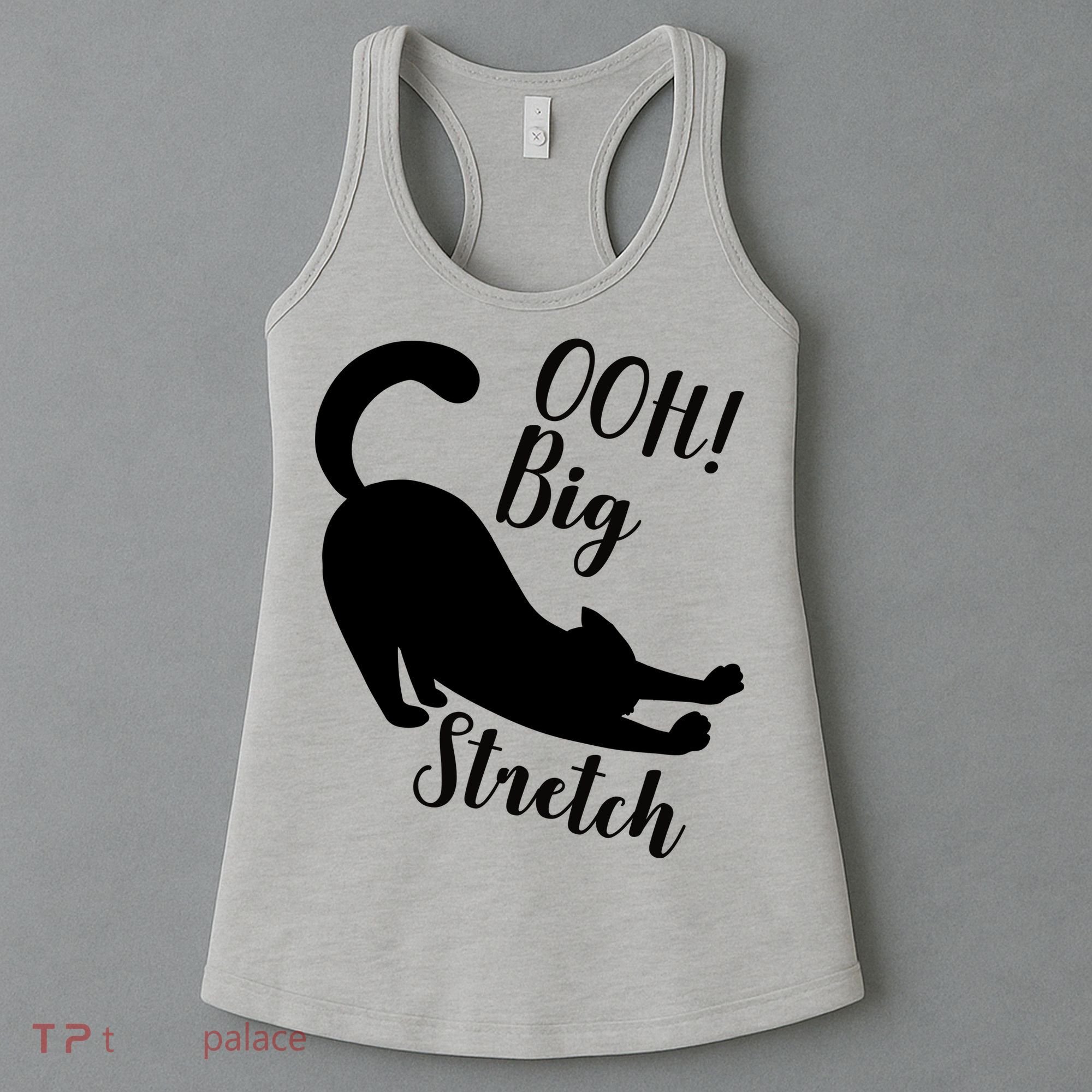 Big Stretch Funny Cat Lover Women's Tank Top