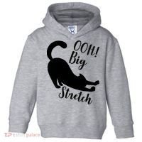 Big Stretch Funny Cat Lover Toddler Hoodie thumb 0