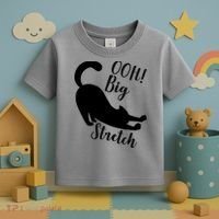 Big Stretch Funny Cat Lover Toddler T-Shirt thumb 3