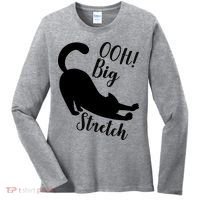 Big Stretch Funny Cat Lover Women's Long Sleeve Shirt thumb 0