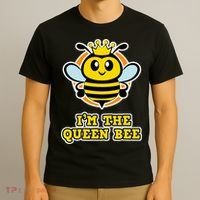 Bee Shirt For Women And Girls I'm The Queen Bee TShirt T-Shirt thumb 3