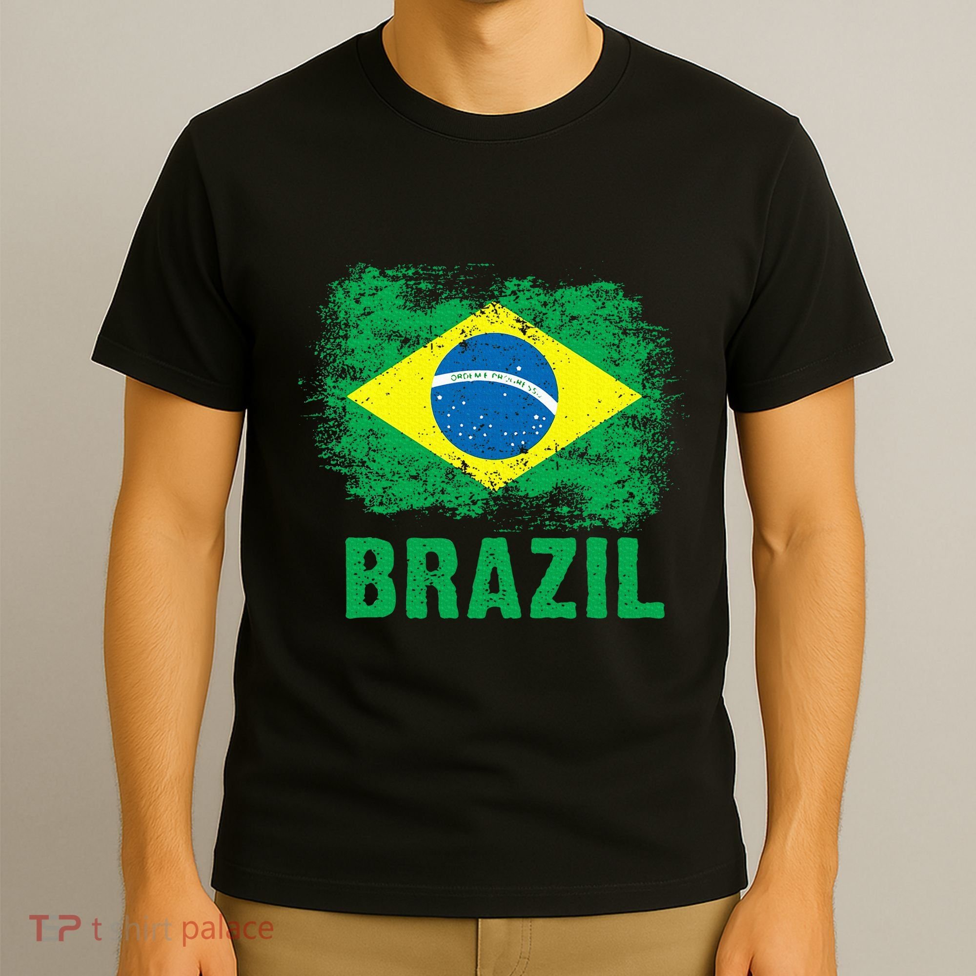Brazil Soccer Football Brazilian Flag T-Shirt