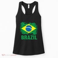 Brazil Soccer Football Brazilian Flag Women's Tank Top thumb 0