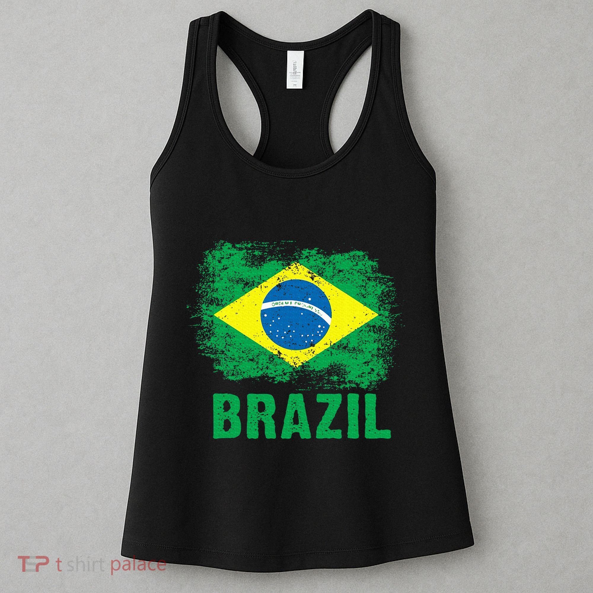 Brazil Soccer Football Brazilian Flag Women's Tank Top