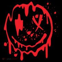 Bloody Smiling Face Splatter Graphic Toddler Hoodie thumb 2