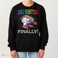 Big Sister Finally Unicorn Unicorn  Women's Sweatshirt thumb 0