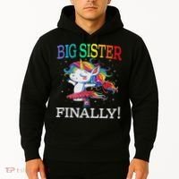 Big Sister Finally Unicorn Unicorn  Hoodie thumb 2