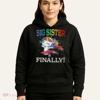 Big Sister Finally Unicorn Unicorn  Hoodie thumb 5