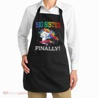 Big Sister Finally Unicorn Unicorn  Apron thumb 2
