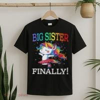 Big Sister Finally Unicorn Unicorn  T-Shirt thumb 2
