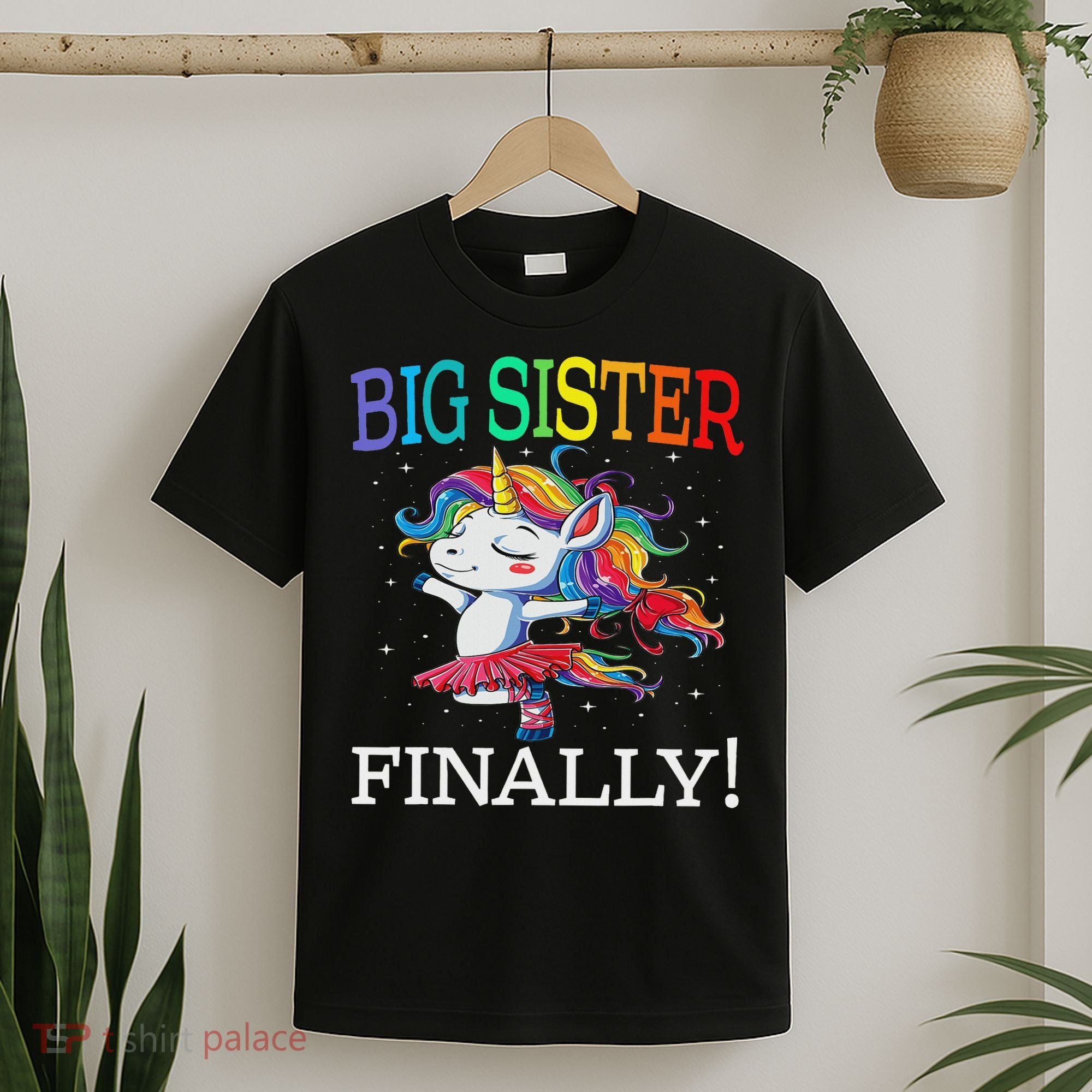 Big Sister Finally Unicorn Unicorn  T-Shirt