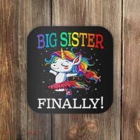 Big Sister Finally Unicorn Unicorn  Coaster thumb 0