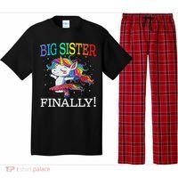Big Sister Finally Unicorn Unicorn  Pajama Set thumb 0