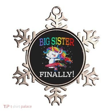 Big Sister Finally Unicorn Unicorn  Ornament