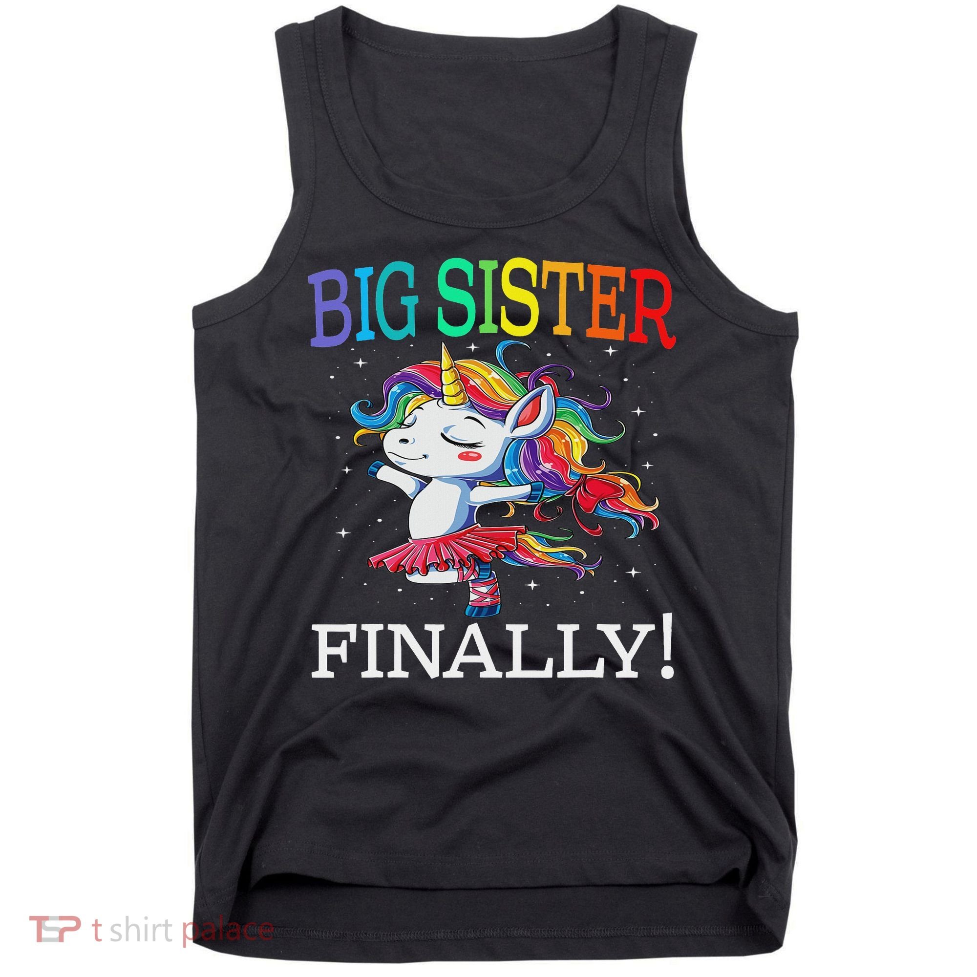Big Sister Finally Unicorn Unicorn  Tank Top