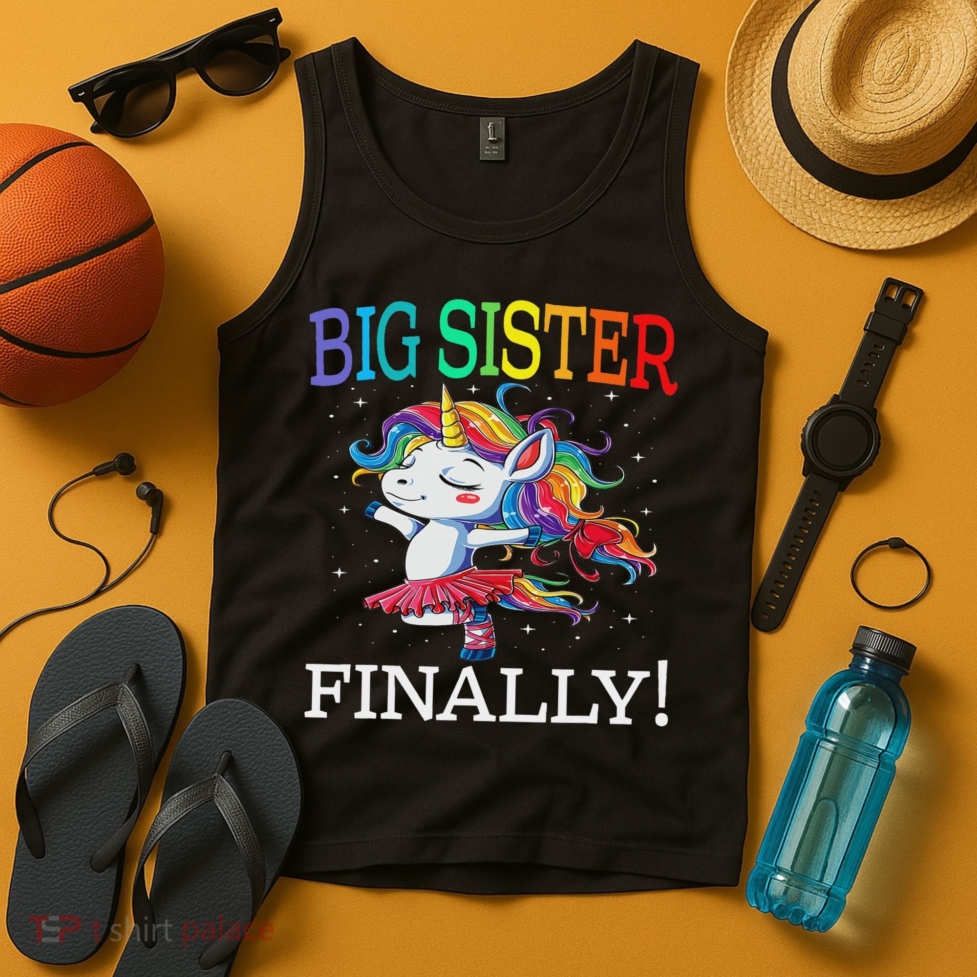 Big Sister Finally Unicorn Unicorn  Tank Top