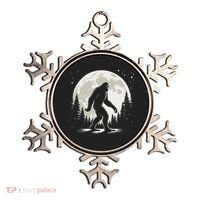 Bigfoot Sasquatch Full Moon Forest Graphic Funny Big Foot Ornament thumb 0