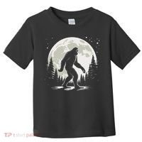 Bigfoot Sasquatch Full Moon Forest Graphic Funny Big Foot Toddler T-Shirt thumb 0