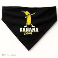 Banana Squad Funny Dabbing USA-Made Doggie Bandana thumb 0