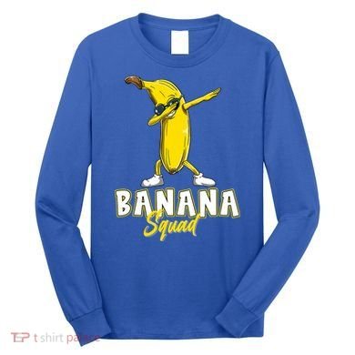Banana Squad Funny Dabbing Long Sleeve Shirt
