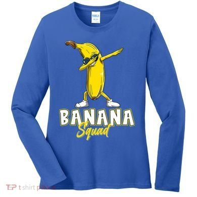 Banana Squad Funny Dabbing Women's Long Sleeve Shirt