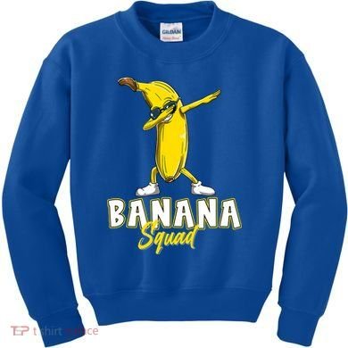 Banana Squad Funny Dabbing Kids Sweatshirt