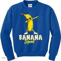 Banana Squad Funny Dabbing Kids Sweatshirt thumb 0